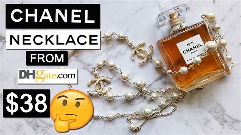 dhgate chanel necklace|cheap knock off chanel jewelry.